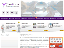 Tablet Screenshot of jamswealth.com